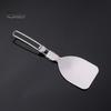 Outdoor Cooking Utensil Stainless Steel Camping Heat-Resistant Non-stick Foldable Handle Portable Turner BBQ Spatula Colander Spoon Durable