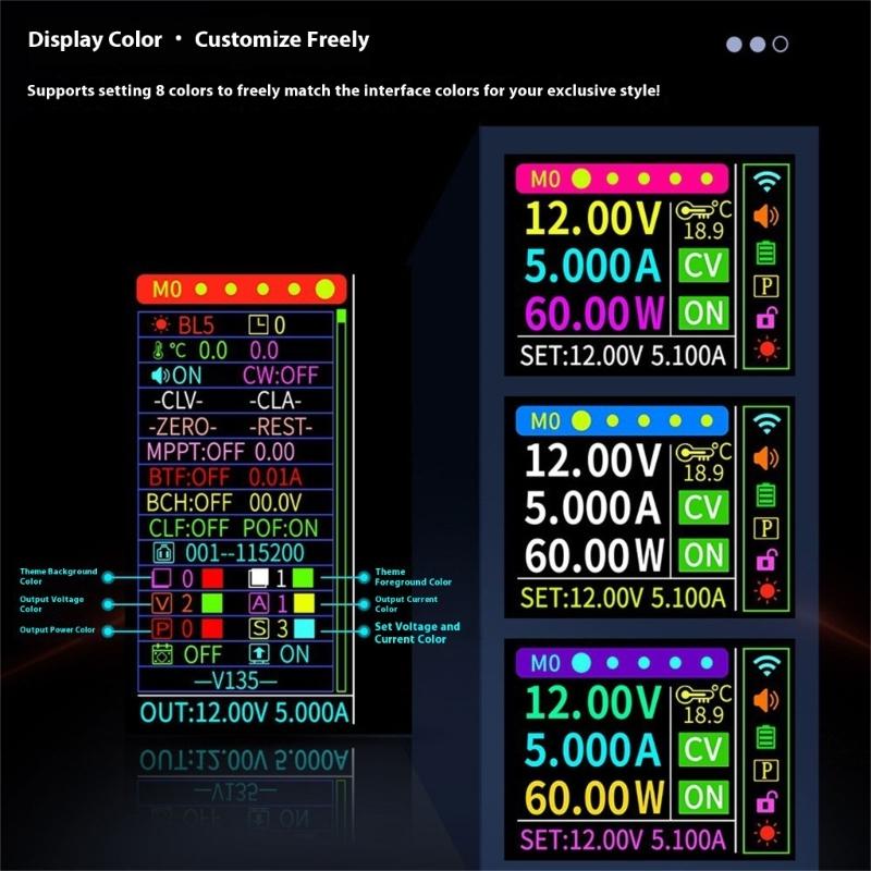 Upgrades Digital Controlled Power Supply 252W 7A Output Constant Electric Current Regulation for Charging Testing Lab