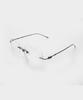 KOLEAT Titanium Geek Chic Transparent Blu-Ray Blocking Big Glass Glasses [Bstg] Men Ver.