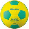 MIKASA Junior Soccer Ball Size 4 Smile Soccer 180g Yellow Green PVC Cover Recommended Pressure 0.10-0.15 Kgf/cm²
