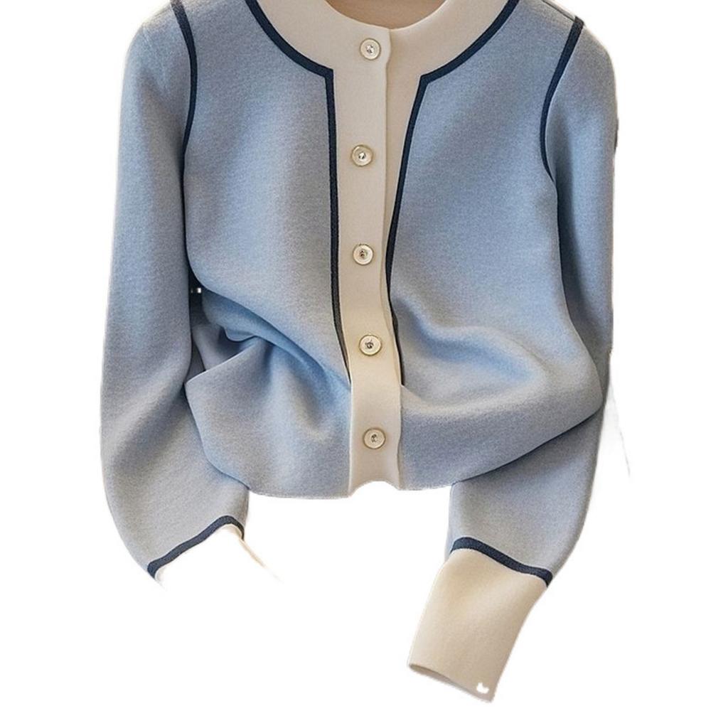 Autumn New Knitted Cardigan High-end Cold Design Sweater Women's Fashionable Casual Loose Top