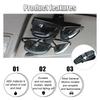 Multi-functional Car Glasses Case Sun Visor Glasses Holder Sunglasses Clip Card Ticket Eyeglasses Holder Car Interior Accessorie