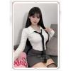Domila Sex Uniform Pure Desire Suit Sexy Skirt Underwear Female Seduction Nightclub Secretary Teacher F669