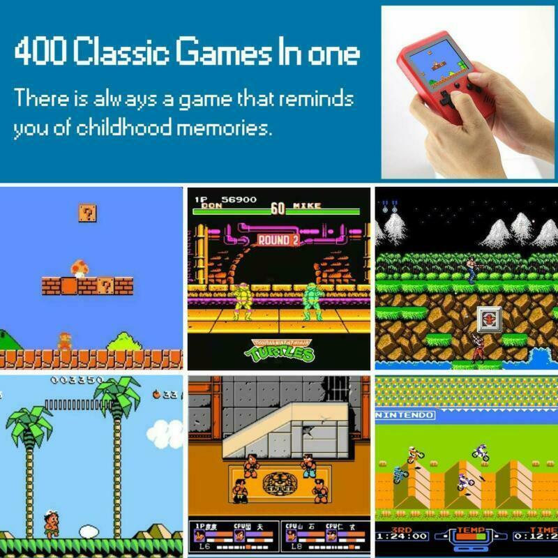 LQT Handheld Game Console Portable Gameboy Box Arcade Classic Video Game Handle Retro Design