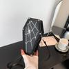 Halloween Gothic Crossbody Bag Gift for Women Coffin Shoulder Bag Purse Cartoon Y2K Messenger Cellphone Bag PU Leather Phone Bag