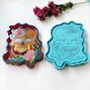 Skull Tray Epoxy Resin Mold Serving Plate Board Coaster Casting Silicone Mould DIY Crafts Jewelry Home Decorations Ornaments Making Tools