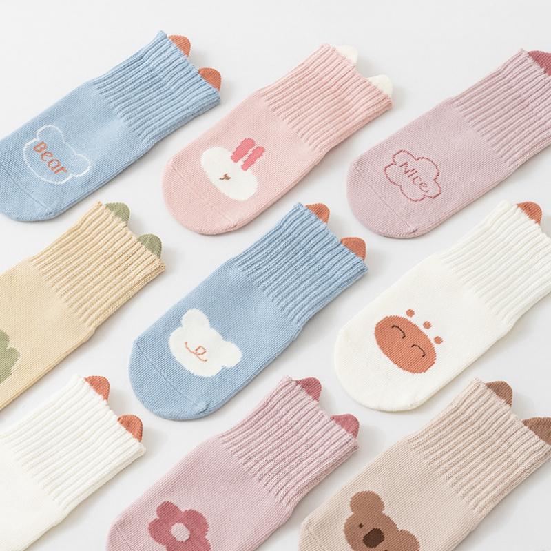 Children's Floor Socks Cartoon Soft Baby Toddler Indoor Anti-slip Walking Socks For Boys Girls Spring Autumn School Sports Sock