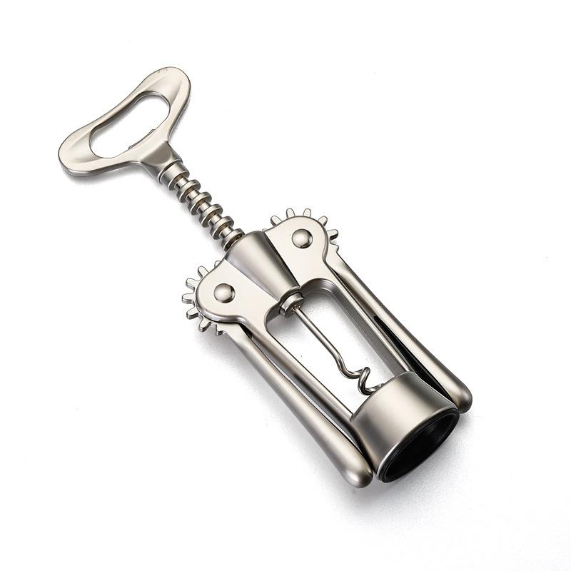 Stainless Steel Multi-Function Beer Bottle Opener and Wine Corkscrew Bar Tools for Home Kitchen Party Bar Use