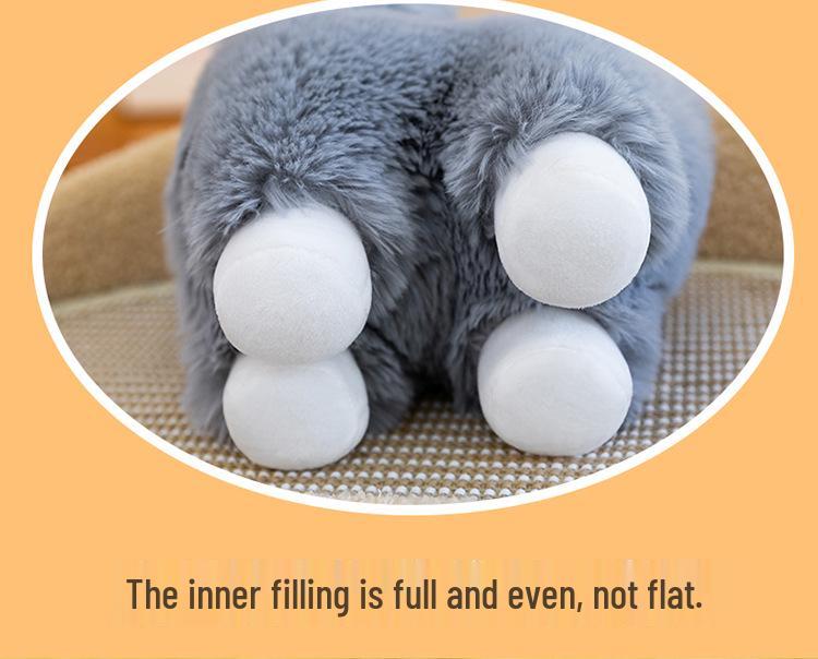 White Alpaca Plush Toy - Cartoon Simulation Doll & Comfort Companion