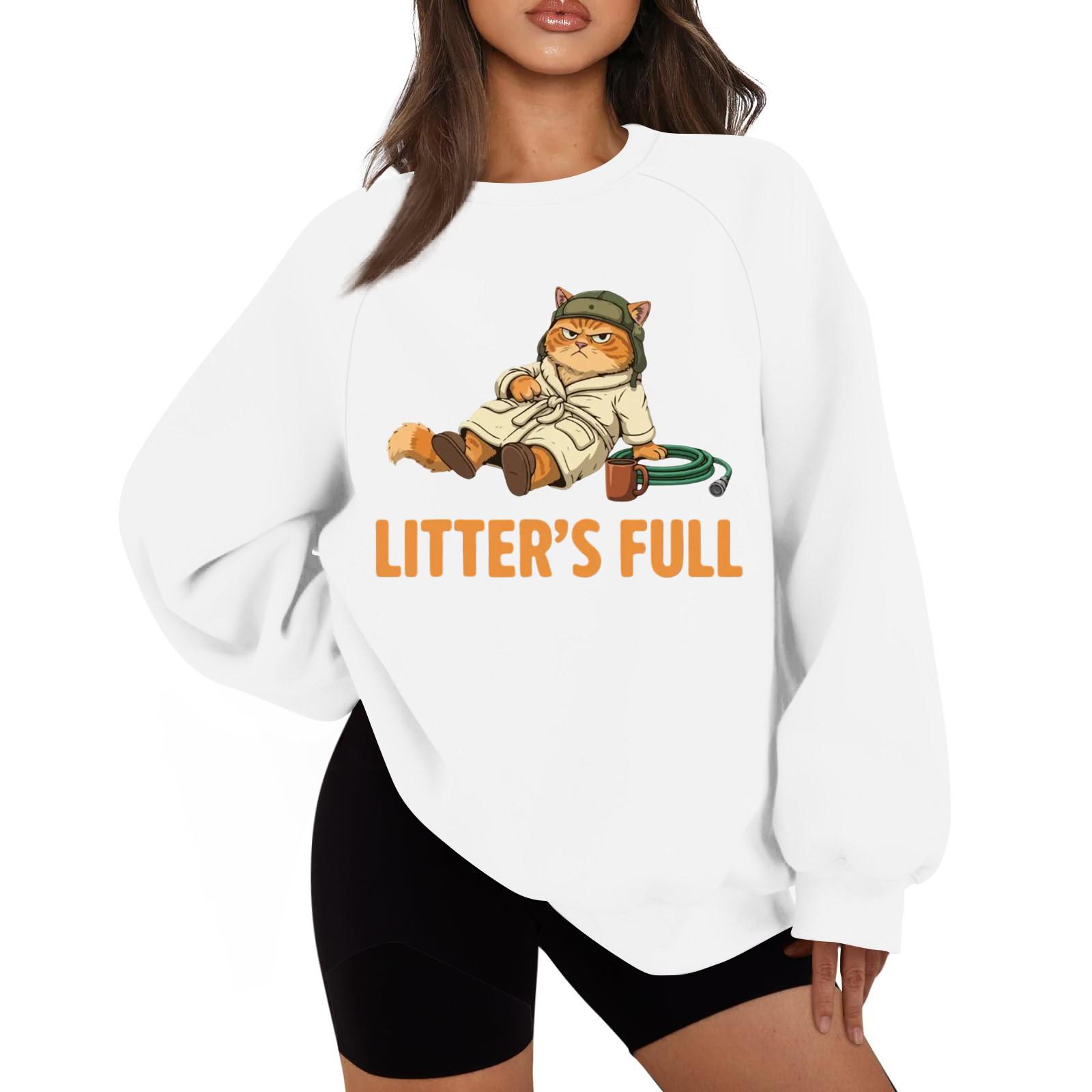 

Женская повседневная модная однотонная толстовка с круглым вырезом и длинным рукавом реглан XL