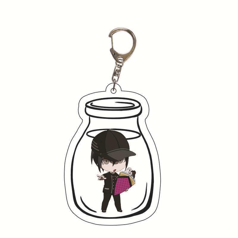 Danganronpa Monokuma, Makoto Naegi & Junko Enoshima Acrylic Keychain Charm Figure