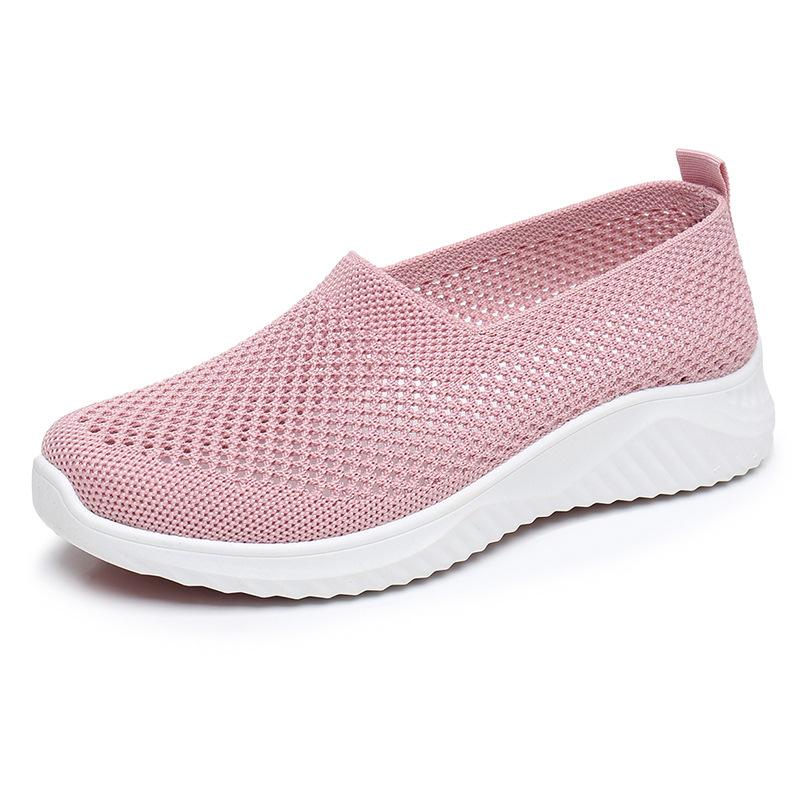 2025 Nuevos zapatos de estilo casual para hombre, zapatos de suela suave, transpirables, de moda, ligeros, zapatos de mujer, zapatos de una sola capa