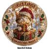 100Pcs Christmas Puzzle Ornament High Transparency Christmas Ornament Durable DIY Suncatcher  Home