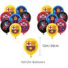 30pcs Barcelona Messi Football Party Included a Banner Cake Toppers Balloons