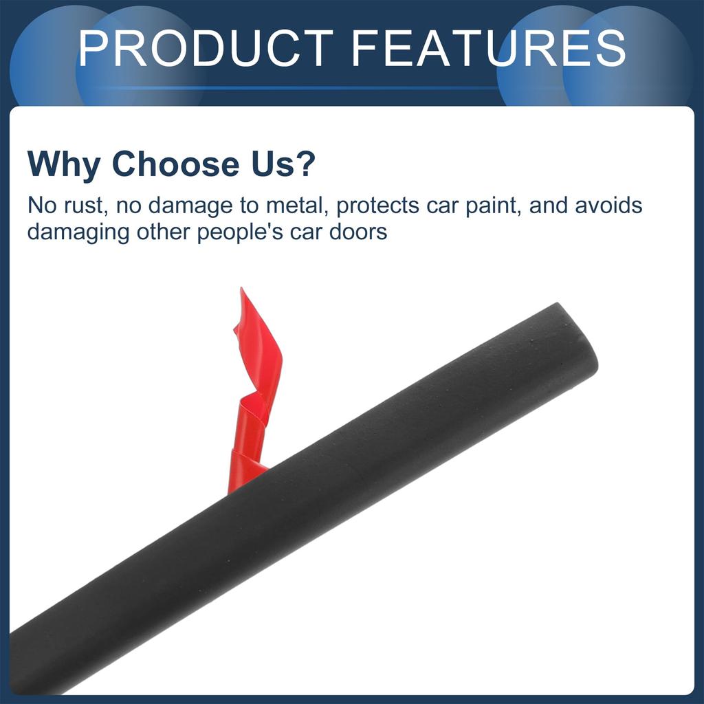 INFINAUTO Car Mall Door Guard Door Edge Protector Door Edge Guard Anti-Scratch 3M U