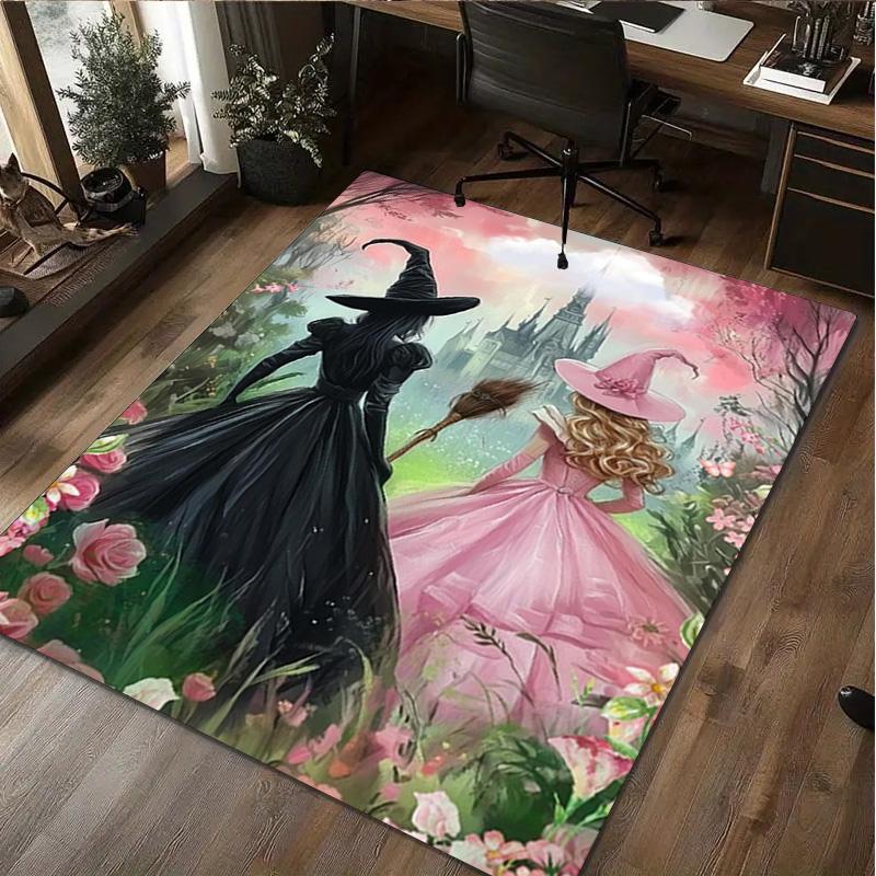 Witch Princess Print - Home Rug Office Carpet Room Rug Computer Chair Area Rug Holiday Gift