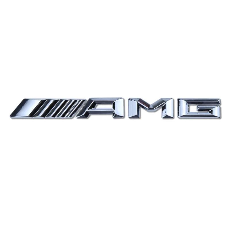 New 2025 Hot Metal Car 3d Rear Letter Emblem Trunk Sticker for Mercedes benz AMG C E S GLE CLC Class W204 W203 W205 W124 W221 W2