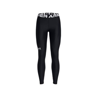 HeatGear® Buchstabenlogo Print Slim High Waist Leggings Damen Leggings Schwarz 1383559-001