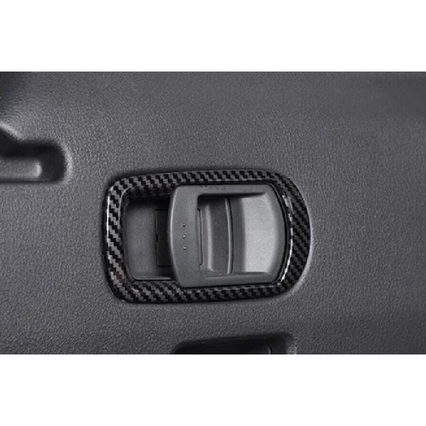 For Mazda CX-50 2023-2024 Carbon Fiber Rear Seat Control Button Frame Trim 2PCS