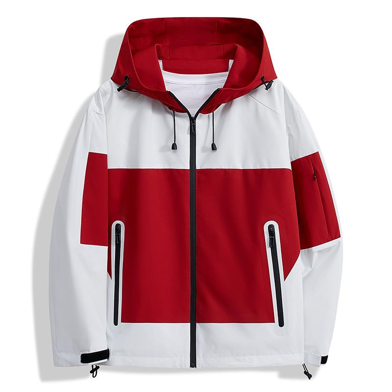 Mountain Style Single-layer Jacket, Windproof, Waterproof and Wear-resistant Outdoor Mountaineering Clothing, Men's and Women's Jackets