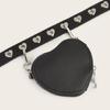 LOVE Heart Belt Women Belt Bag Cool Waist Belt Punk Waistband Female Accessories
