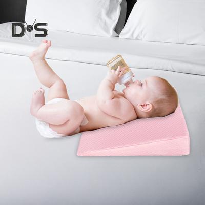 Cuscino per Dormire per Bambini Memory Foam Cuscino a Cuneo per Allattamento Anti-reflusso Cuscino a Cuneo per Neonati con Fodera con Cerniera per Letto per Bambini e Bambine