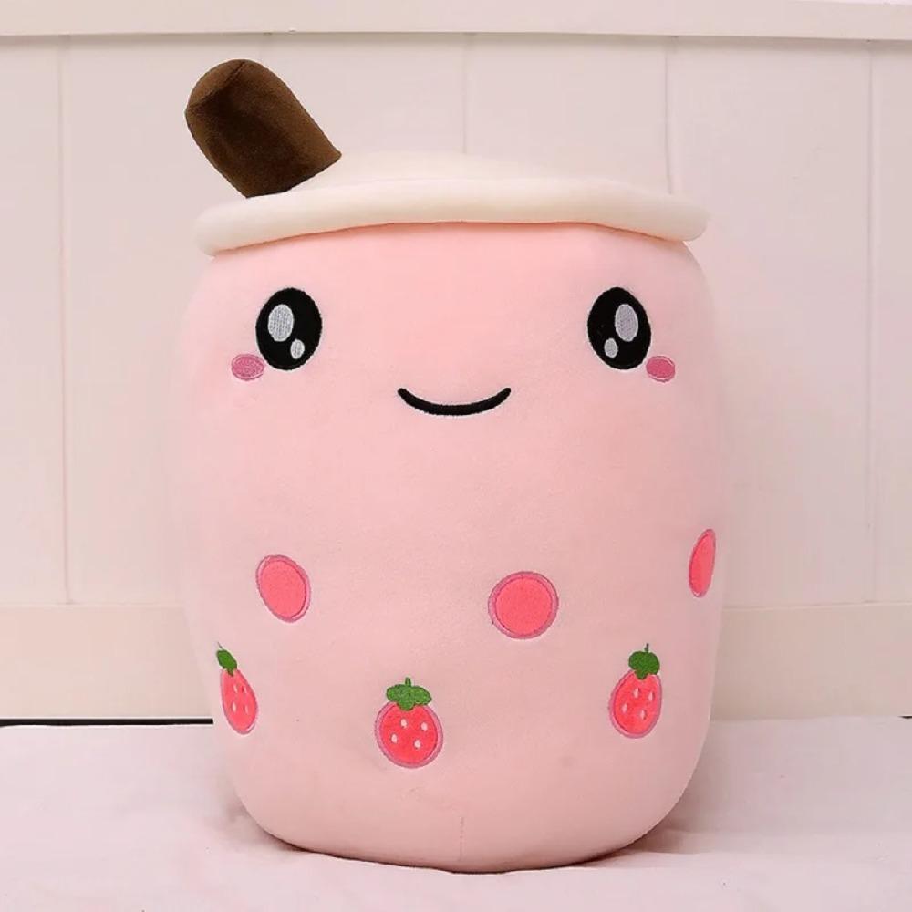 24cm Cute Milk Tea Cup Plush Toys Soft Stuffed  Kawaii  Boba Tea Plushie Toy For Kids Christmas Toys Birthday Gifts