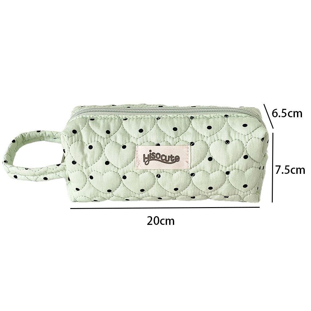 Large Capacity Pen Bag Polka Dot Design Pencil Pouch INS Style Pencil Case  Students