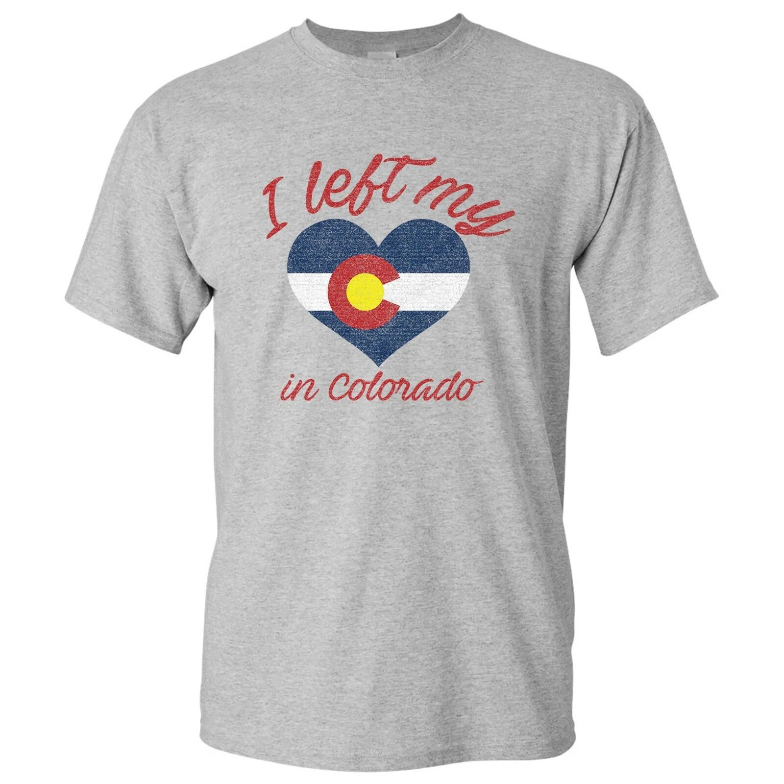 I Left My Heart In Colorado - Hometown Pride T-Shirt - Sport Grey L