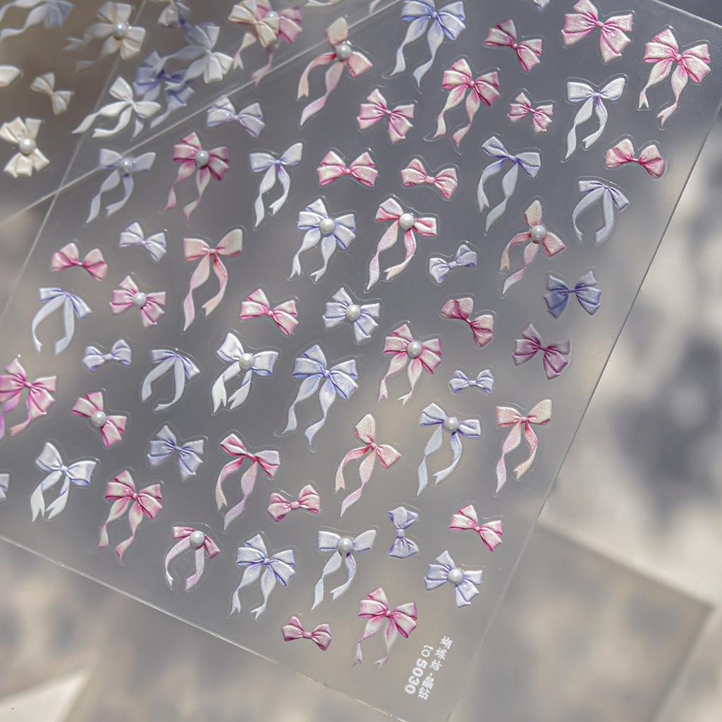 5D Ocean Nail Sticker Vacation Starfish Shell Coral Pearl Self-adhesive Nail Art Decal Fresh Seaside Vibe Manicure