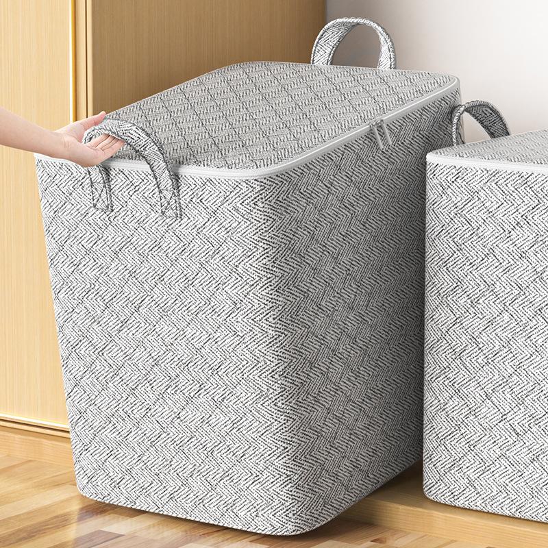 Large-capacity Gray Arrow Clothing Dust-proof Quilt Storage Bag Is Convenient To Organize Sweaters Pants Quilts Toys and Other Storage