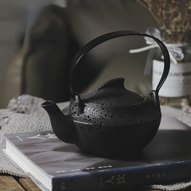 Tea Set Heater Ceramic Home Retro Teapot Candle Stove Base Incense Burner Tea Set Kitchen Restaurant Bar Home Decor