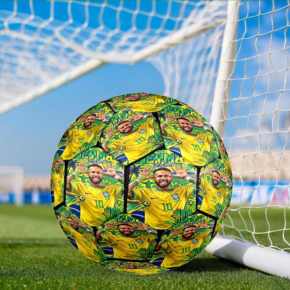 Big Stage Soccer Legend Soccer Ball Size 5 Soccer Ball, Machine-stitched, Soft and Comfortable, Suitable for Training and Matches Fan Gift