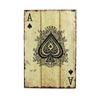 Vintage Playing Cards Wall Art for Bar, Cafe, or Living Room Decor