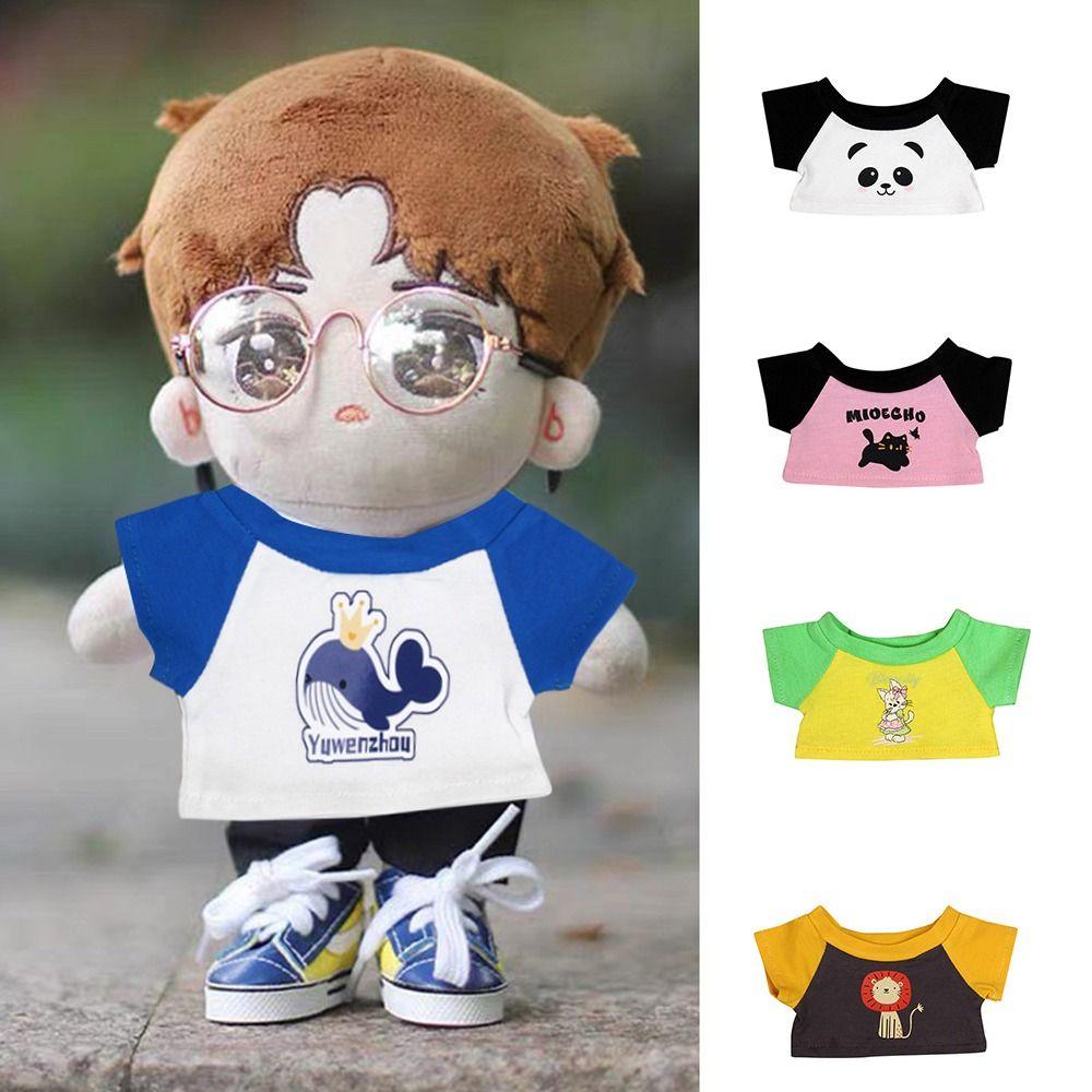 

20 см Милая кукла-зайчик Футболка Аксессуары для кукол ручной работы Модная кукольная шапочка Головной убор