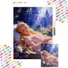 Diamond Painting 5D DIY Full Circle Diamond Painting Kit Sleeping Beauty Palace Garden Wall Decor Crafts