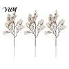 Orange Silk Plants for Halloween Decoration Realistic Artificial Flowers Autumn Home Decoration, Floral Lifelike Branches Seasonal Display Table