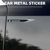 XWFVI1 Metal Car Emblem Logo Fender Blade Decal Badge For bmw e46 e39 e90 e60 e30 f10 f11 f20 f30 g20 g30 x1 x3 x5 z4 Auto Accessories