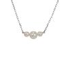 Necklace Akoya Pearl/K18 White Gold Women