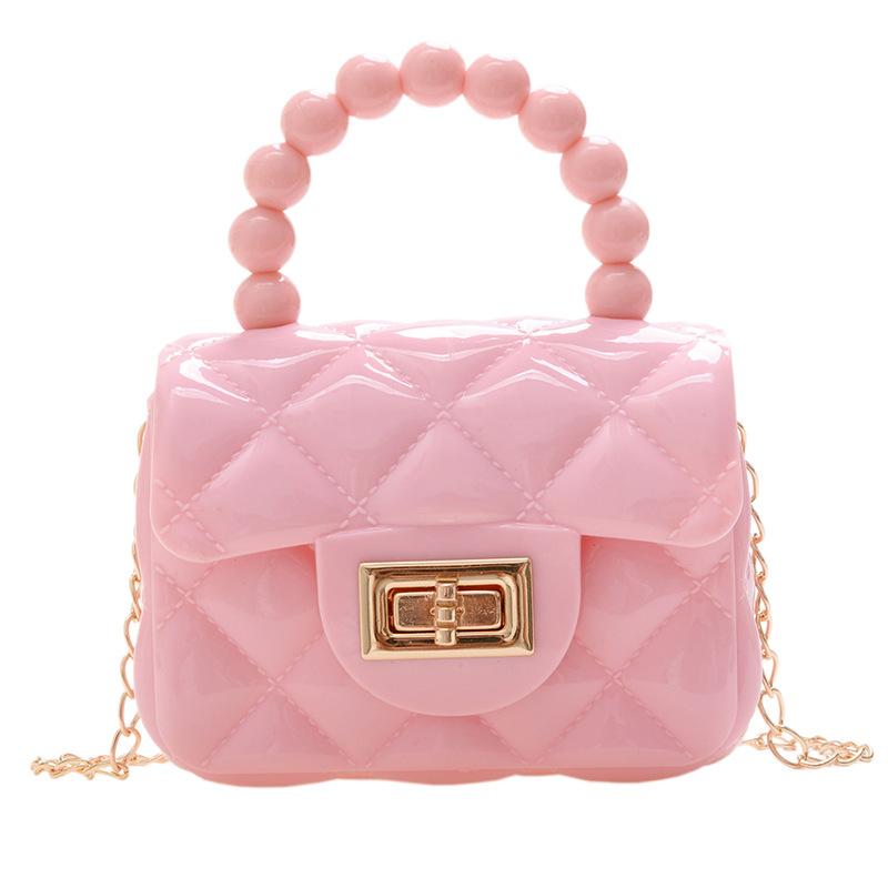 Popular Super Hot Transparent Jelly Bag Portable Mini Bag Children's Small Bag Girls Cute Small Satchel
