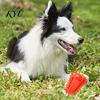 Tough Dog Toys for Small Medium Large Dogs Spiky Chili Chew Toy, Treat Dispenser Interactive Rubber Toy Teeth Cleaning, Mental Stimulation