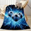 1pc Soccer Ball blanket Soft Warm Lightweight Perfect for Travel Camping Picnics Sofa Office Bed Living Room Ideal Gift for Friends and Family