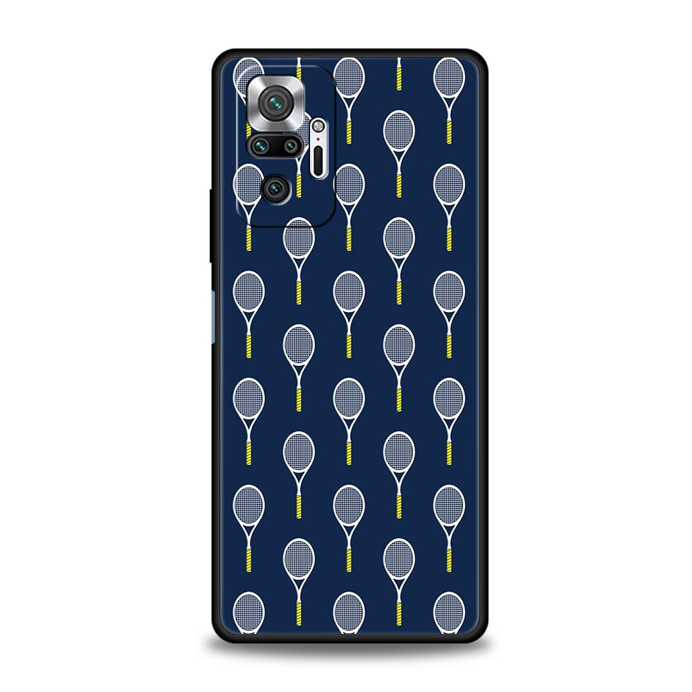 Tennis Ball Phone Case For Xiaomi Redmi Note 12 5G 10C 10 11 9 8 Pro Plus 9S 7 8T 9T 9A 8A 9C K50 K40 Gaming Silicone Cover