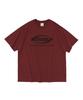 CARGOBROS (Big Size) Overbox Logo Short Sleeve T-Shirt (Crack-Wine)