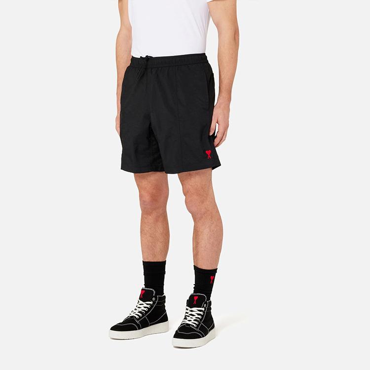AMIPARIS Casual Shorts Men's Black Moderate A21HBW03393-001