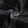 Fashion Women's Temperament Plaid Single-breasted Cardigan Hooded Long Sleeve Shirt