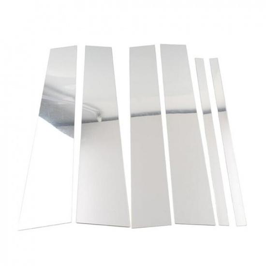 6x Chrome Car Window Pillar Post Accessories For Nissan Titan Crew Cab 2004-2015