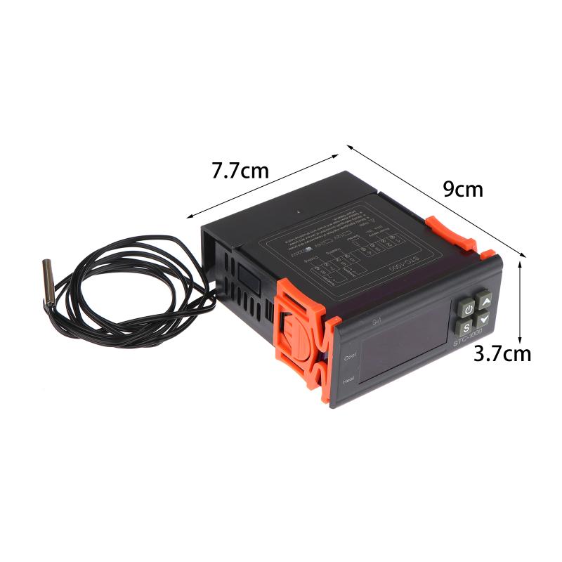 Digitaler Temperaturregler Thermostat Thermoregler Inkubator Relais LED 10A Heizen Kühlen Stc-1000 Stc 1000 220V