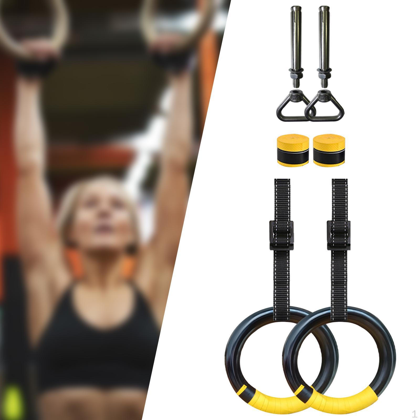 

Гимнастические кольца Тренажерный зал Регулируемый ремень Тренировки Фитнес-оборудование Нескользящая ручка Тренировка Style A