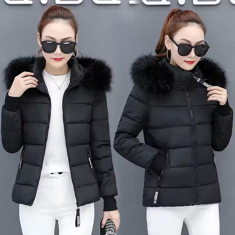 Women's Winter Parka Coat Loose Lady Cotton Padded Outerwear Temperament Casual Ladies Down Cotton Jacket